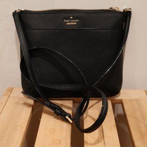 Kate Spade Black Leather Crossbody Bag